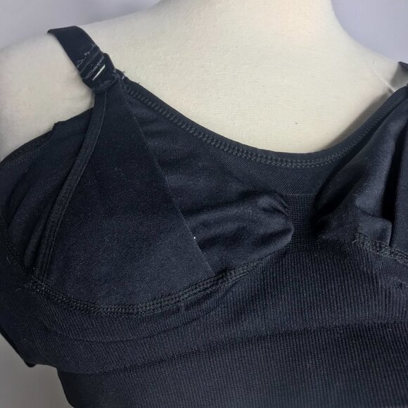 Kathy Maternity Full Coverage Nursing Bra Women's Black One Size Nylon Wireless - Picture 9 of 11